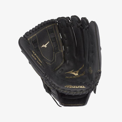 Mizuno Premier 12.5 Inch Softball RHT Fielders Glove - Black/Black
