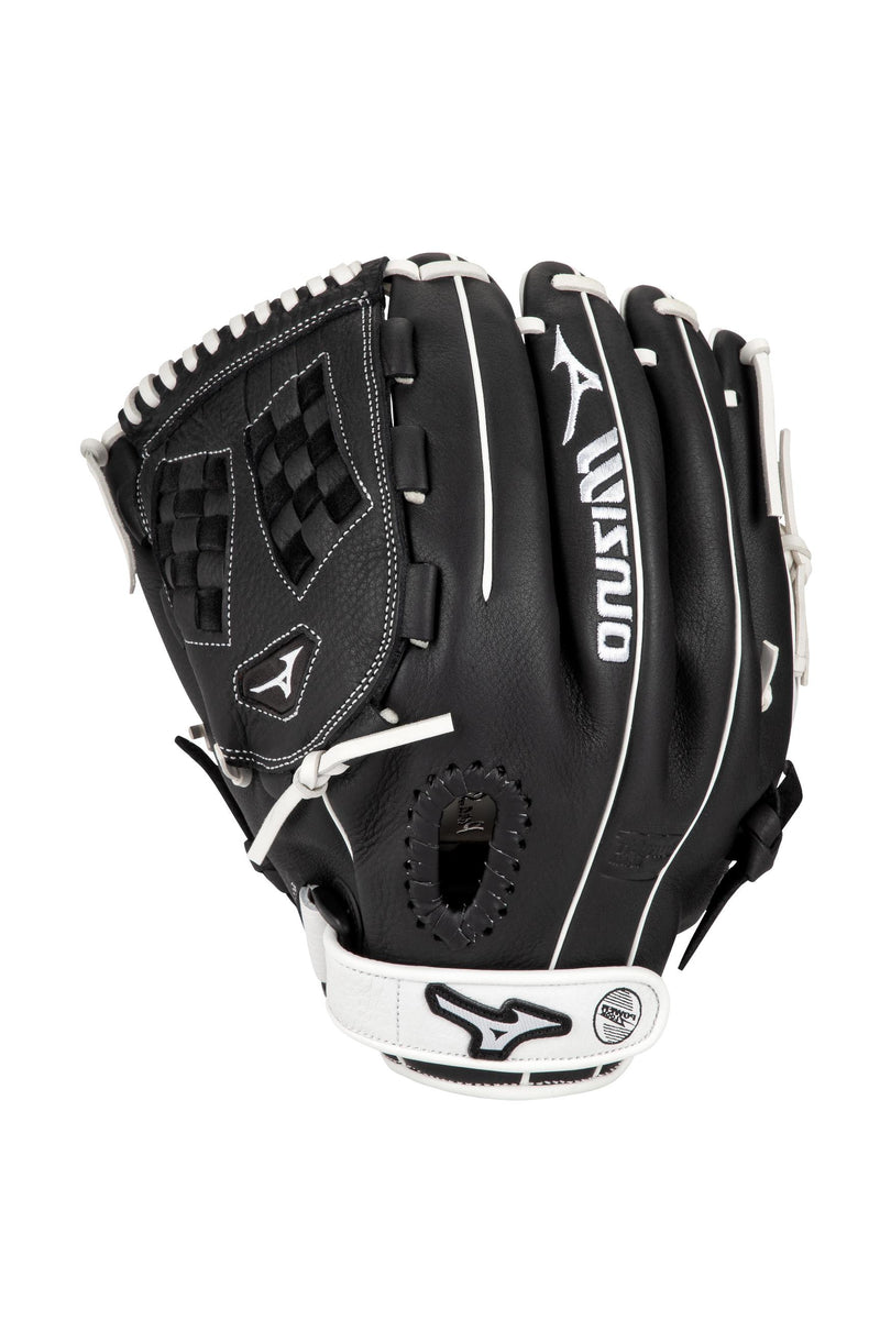 Mizuno Franchise 12 Inch Fastpitch Softball LHT Fielders Glove - Black/White