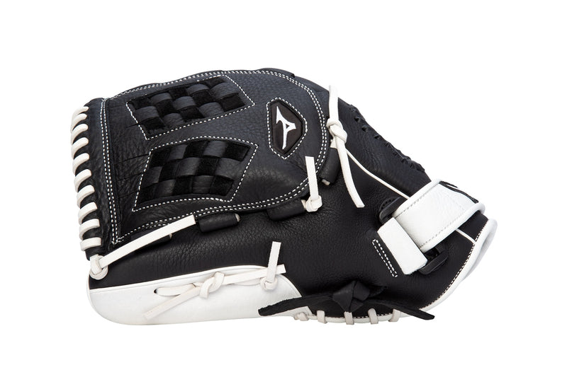 Mizuno Franchise 12 Inch Fastpitch Softball LHT Fielders Glove - Black/White