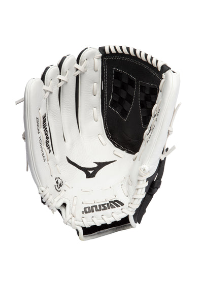 Mizuno Franchise 12.5 Inch Fastpitch Softball LHT Fielders Glove - Black/White