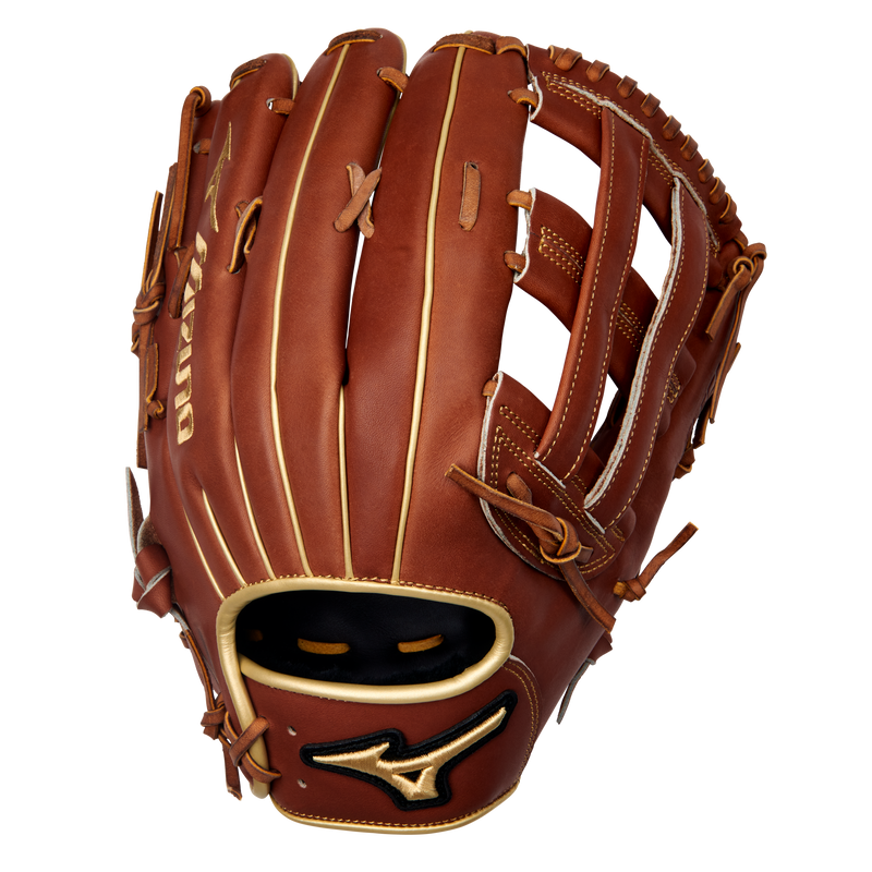 Mizuno Pro Select 12.75 Inch RHT Baseball Glove - Brown/Brown