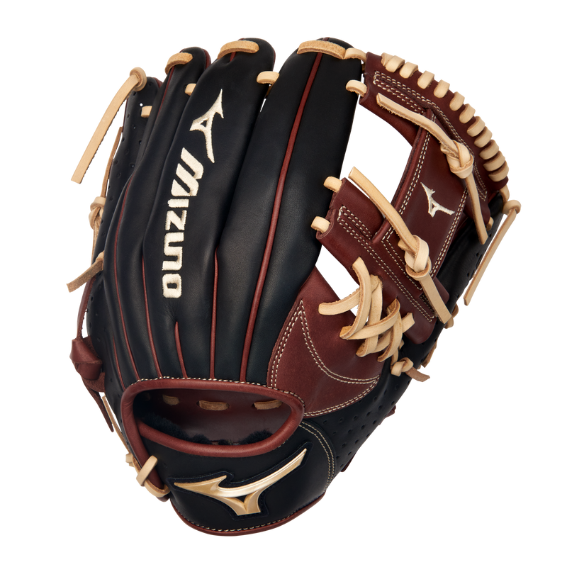 Mizuno Prime Elite 11.75 Inch RHT Baseball Glove - Black/Brown