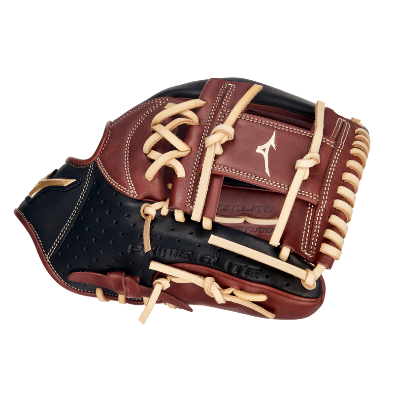 Mizuno Prime Elite 11.75 Inch RHT Baseball Glove - Black/Brown