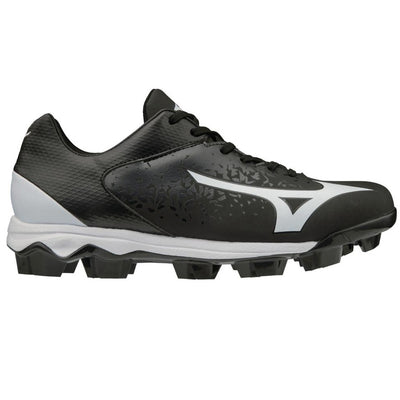 Mizuno Wave Select Nine Moulded Mens Baseball Shoe - Black/White_11GP192209