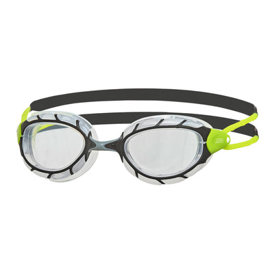 Zoggs Predator Swim Goggles - Black/Lime/Clear_334863