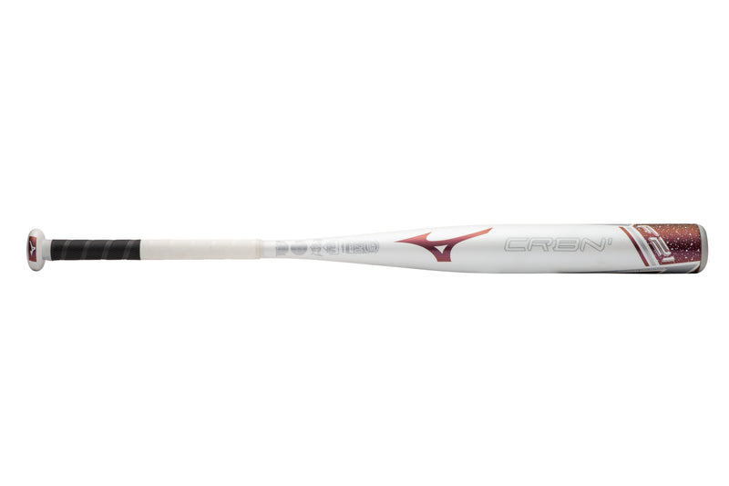 Mizuno F21 Carbon (-13)Composite Fastpitch Softball Bat - White/Fiery Coral