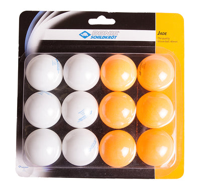 Donic 12 Pack Jade 40mm Table Tennis Balls