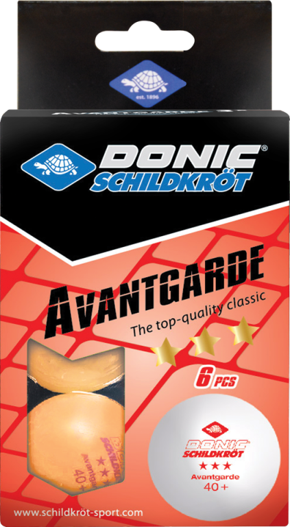 Donic Schildkrot 6 Pk Advantguard 3 Star Table Tennis Balls