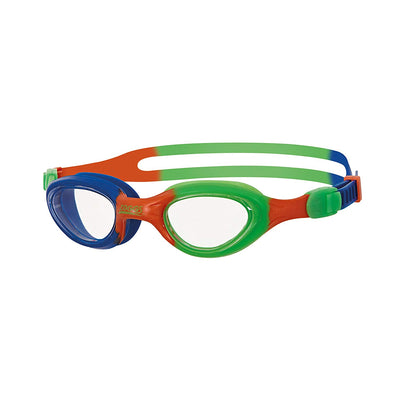 Zoggs Little Super Seal Junior Swim Goggles-Blue/Orange/Green_303851