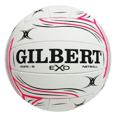 Gilbert Exo Netball (Size 4)-White_22684-WHT-4