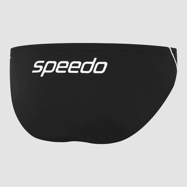 Speedo Mens Endurance+ Logo Brief - Black/White