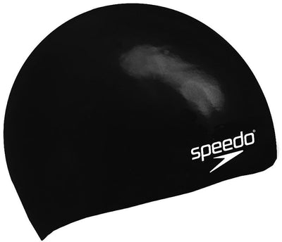 Speedo Moulded Silicone Junior Swim Cap - Black_8/709900001