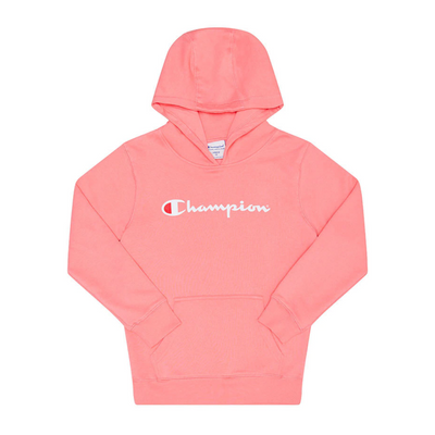 Champion Kids Script Hoodie - Pink