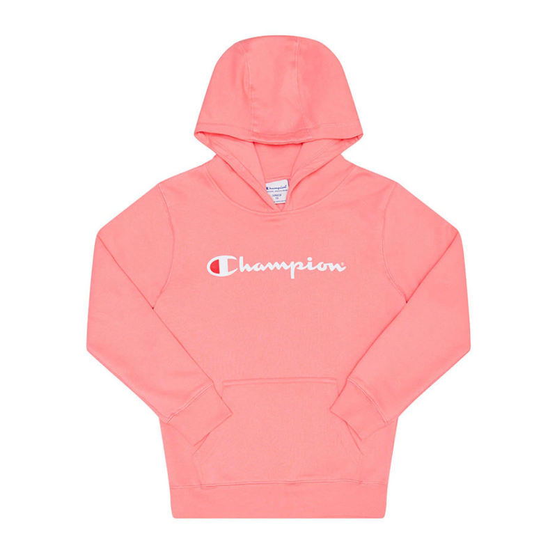 Champion Kids Script Hoodie - Pink