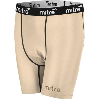 Mitre Neutron Compression Shorts - Beige_T60013BE1