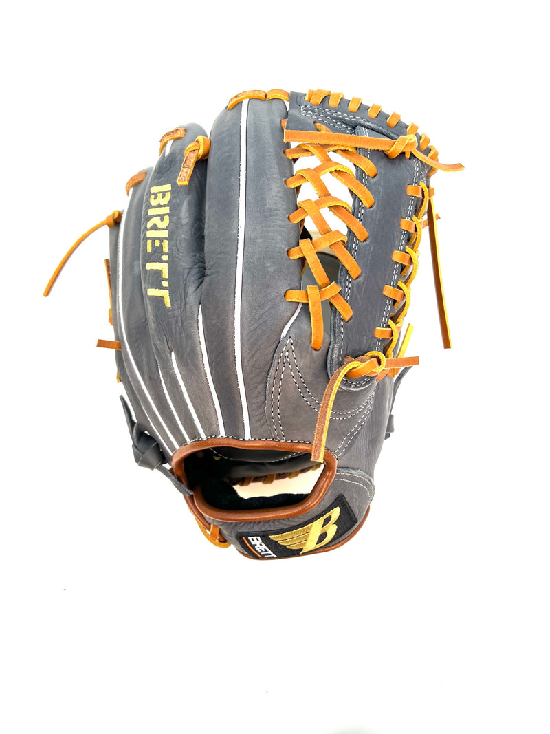 Brett SSG Napa Leather 12inch Baseball Glove - Grey - Right Hand Throw