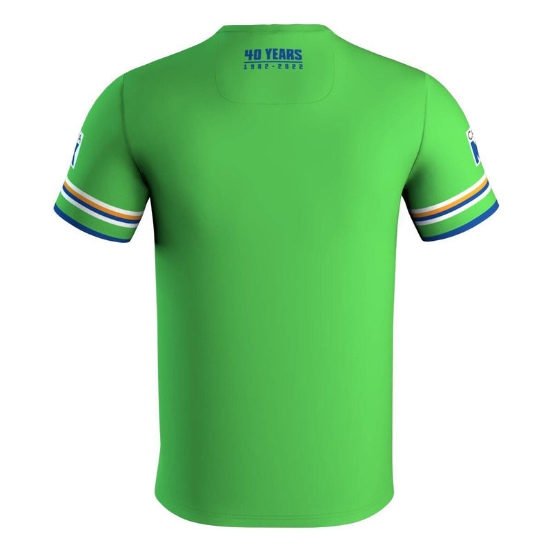 ISC Adults Canberra Raiders 2022 Run Out Tee - Green