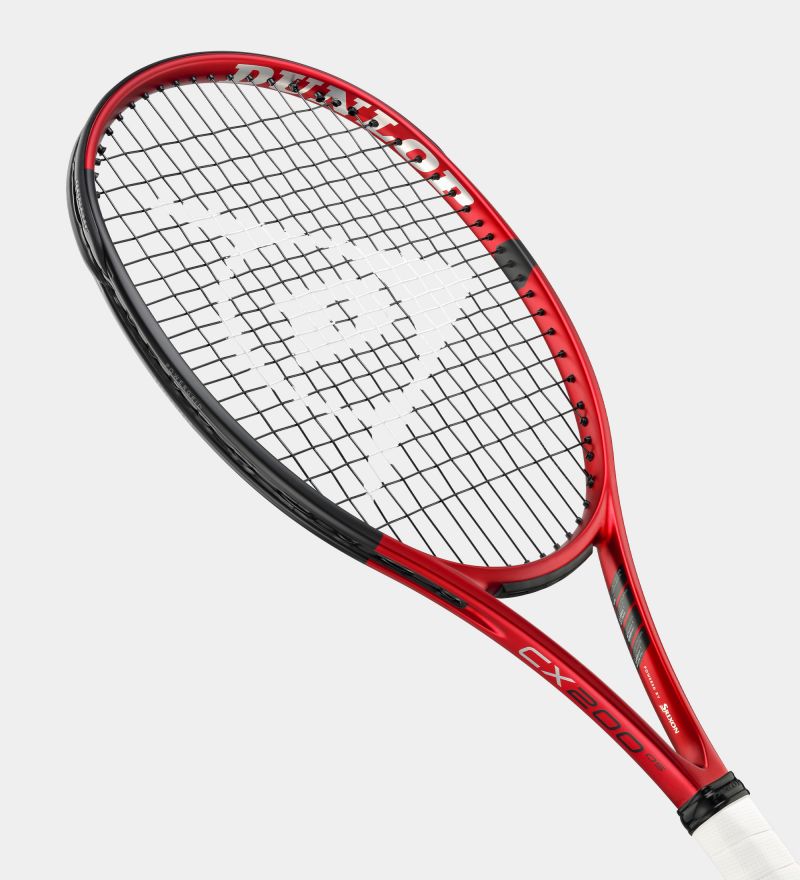 Dunlop CX200 OS 4 3/8 Tennis Racquet - Red/Black