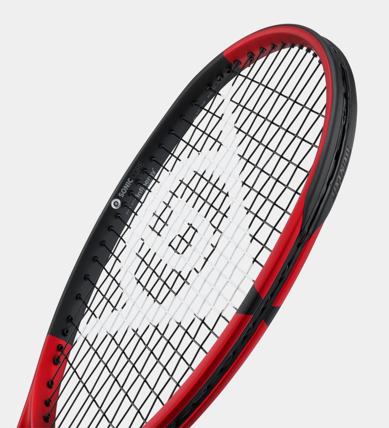 Dunlop CX200 4 1/4 Tennis Racquet - Red/Black