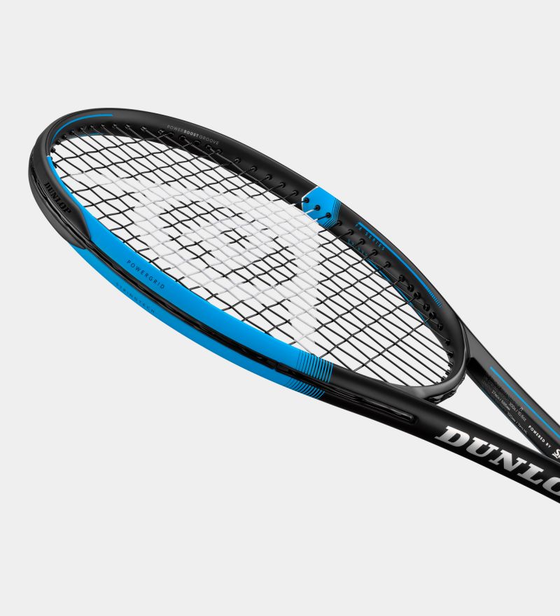 Dunlop FX500 4 3/8 Tennis Racquet-Black/Blue