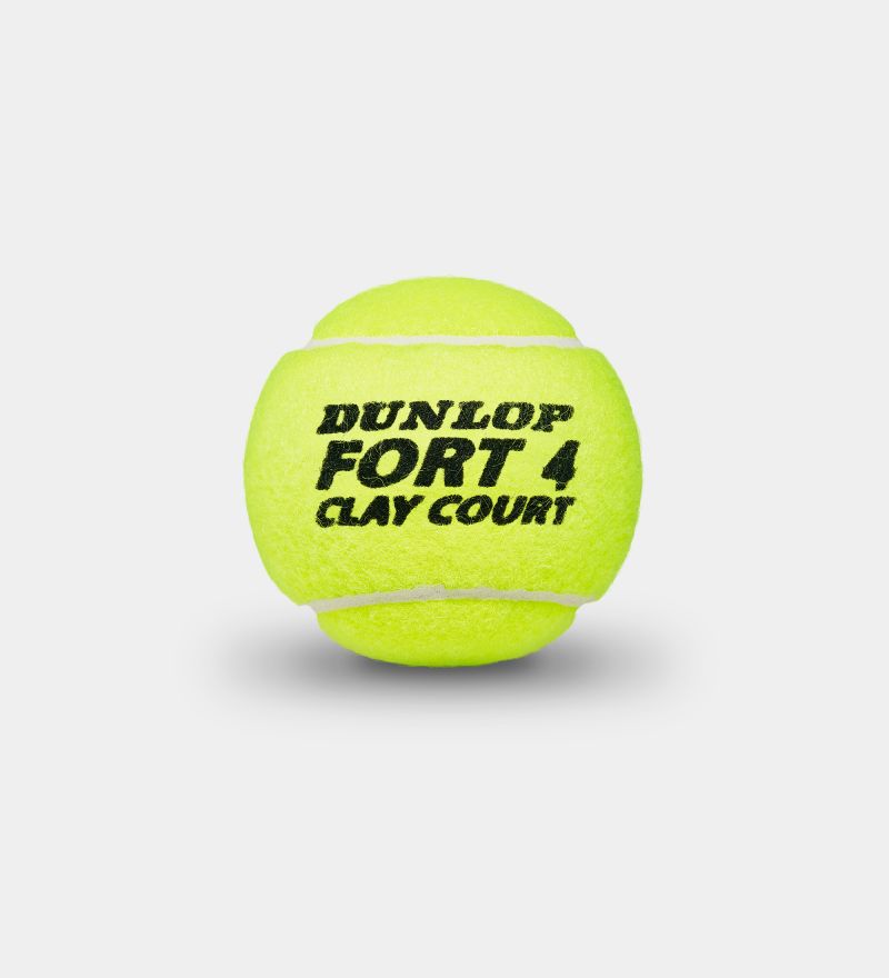 Dunlop Fort Clay Court 4 Ball Can Tennis Balls