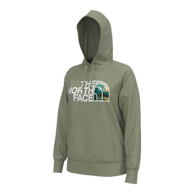 The North Face Womens Half Dome Pullover Hoodie - Tea Green