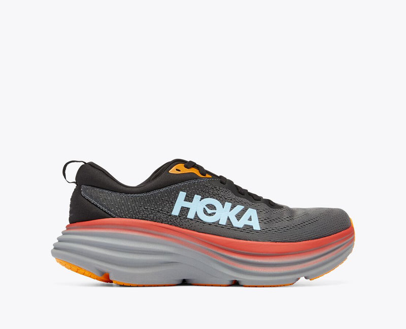 Hoka Bondi 8 Mens Running Shoe - Anthracite/Castlerock