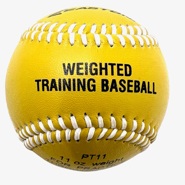 Easton B 9 Inch 11Oz Weighted Baseball - Yellow