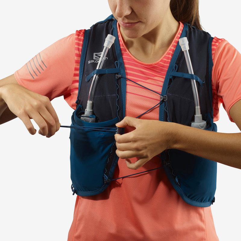 Salomon Advanced Skin 8 Womens Hydration Vest Set - Poseidon/NightSky