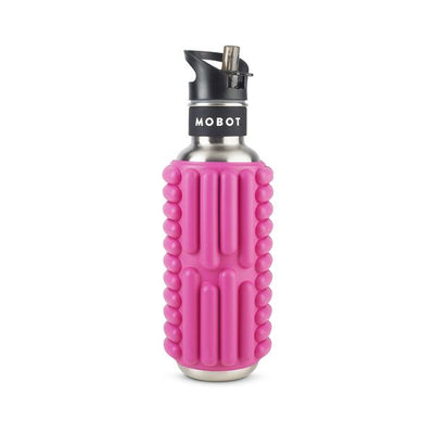 Mobot Grace 700ml Foam Roller Water Bottle - Candy Pink