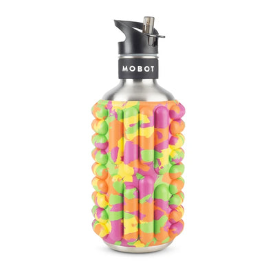 Mobot Big Bertha 1.2L Foam Roller Water Bottle-Camo Juicy