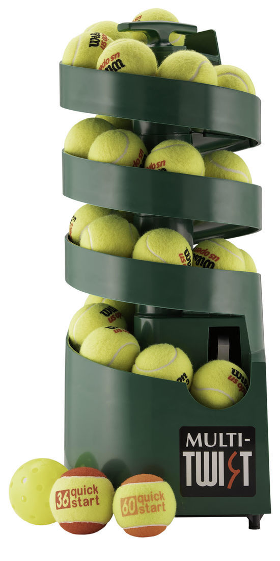 Tennis Tutor Multi Twist Ball Machine Battery Model
