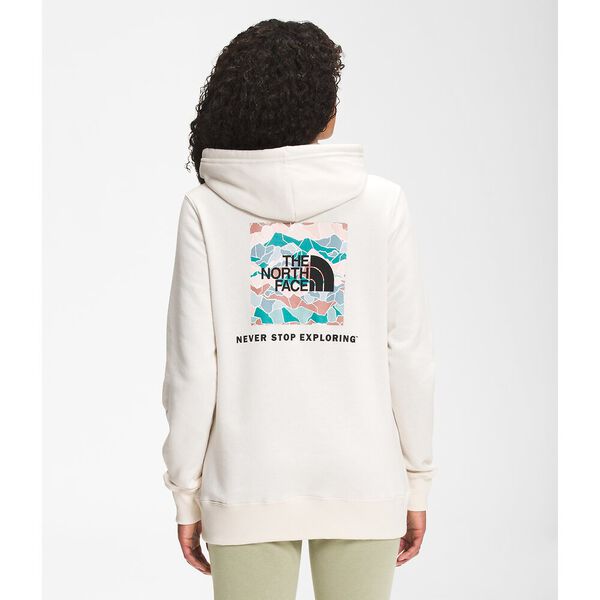 The North Face Womens Box NSE Pullover Hoodie - Gardenia White