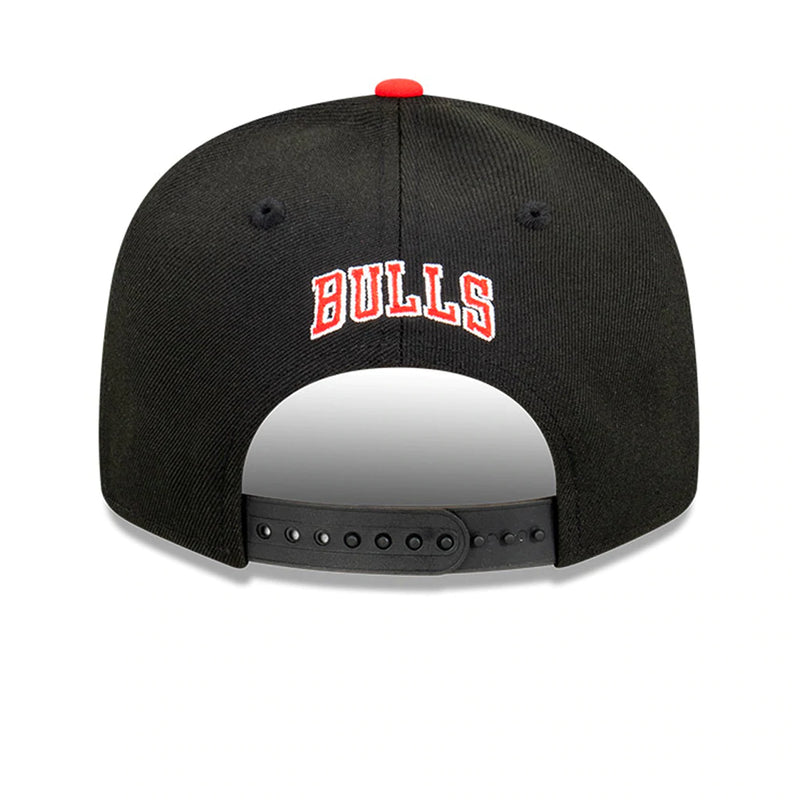 New Era 9Fifty Chicago Bulls Retro Script Box Cap - Black