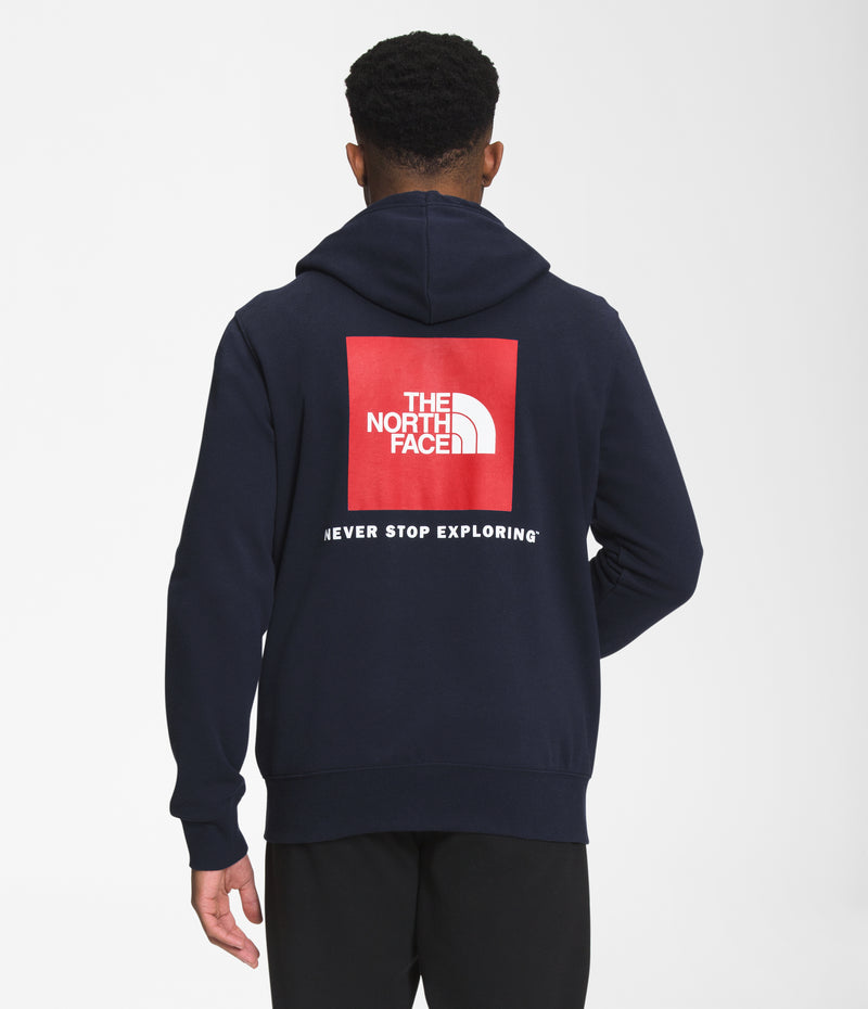 The North Face Mens Box NSE Pullover Hoodie - Horizon Red
