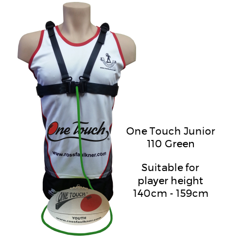 Ross Faulkner One Touch Junior AFL Trainer - Green Cord