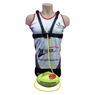 Ross Faulkner One Touch Senior Harness AFL Trainer - Yellow Cord