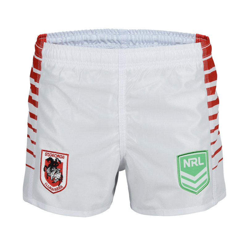 Tidwell Dragons Home NRL Supporter Shorts - White