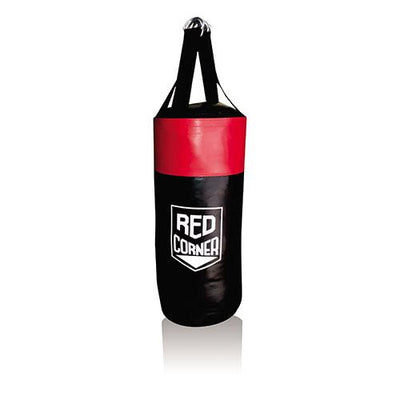 Red Corner Spar 4ft Punch Bag-Black/Red