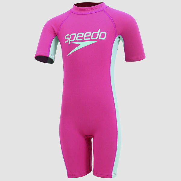 Speedo Toddler Girls SS Wetsuit - Pink