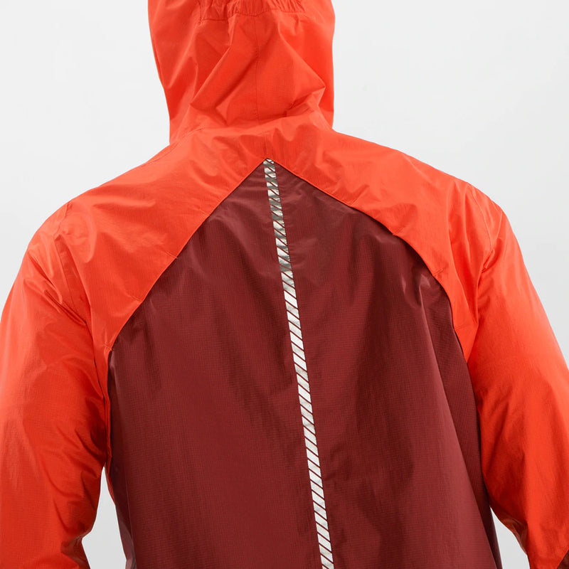 Salomon Mens Bonatti WP Jacket - Fiery Red/Cabernet
