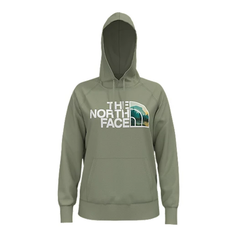 The North Face Womens Half Dome Pullover Hoodie - Tea Green