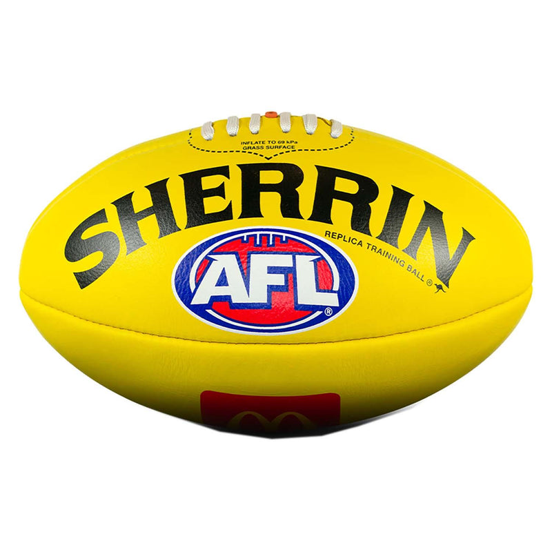 Sherrin Grass Surface AFL Replica Training - Leather