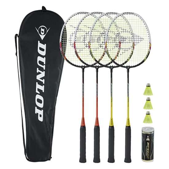 Dunlop Nitro Star SSx 4 Player Badminton Set