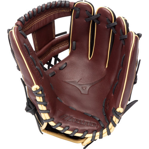 Mizuno MVP Prime 11.75 Inch RHT Baseball Glove - Black/Brown