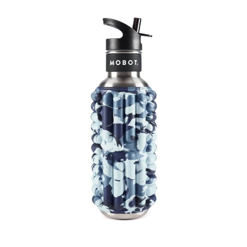 Mobot Grace 700ml Foam Roller Water Bottle-Camo Grey