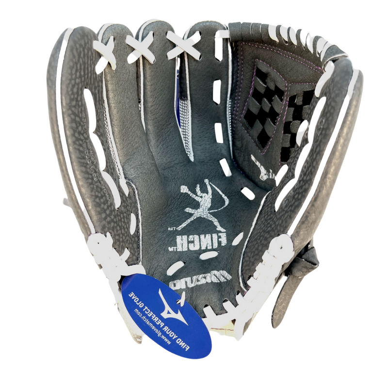 Mizuno Prospect Finch 10 Inch LHT Fastpitch Softball Glove - Black/Silver