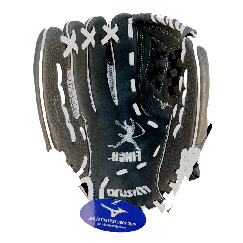 Mizuno Prospect Finch 11 Inch LHT Fastpitch Softball Glove - Black/Silver