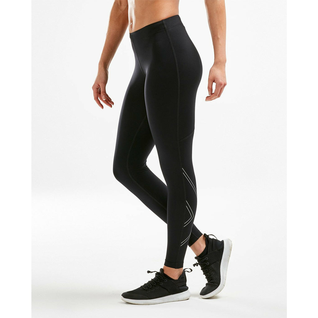 2XU Womens Aspire Comp Tight - Black/Silver – Sportsmans Warehouse