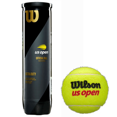 Wilson US Open Extra Duty 4 Ball Tennis Balls